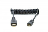 MINI-FULL HDMI spirál kábel (30 cm)